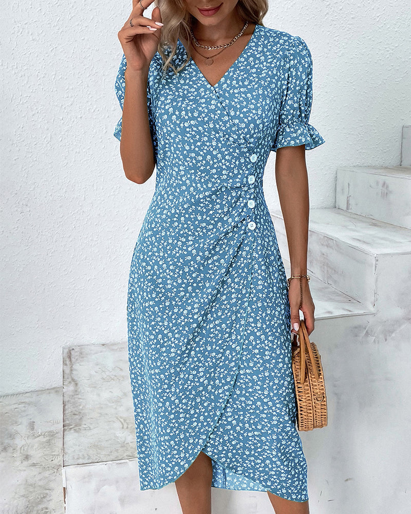 Stella | Elegantes Kleid mit V-Ausschnitt