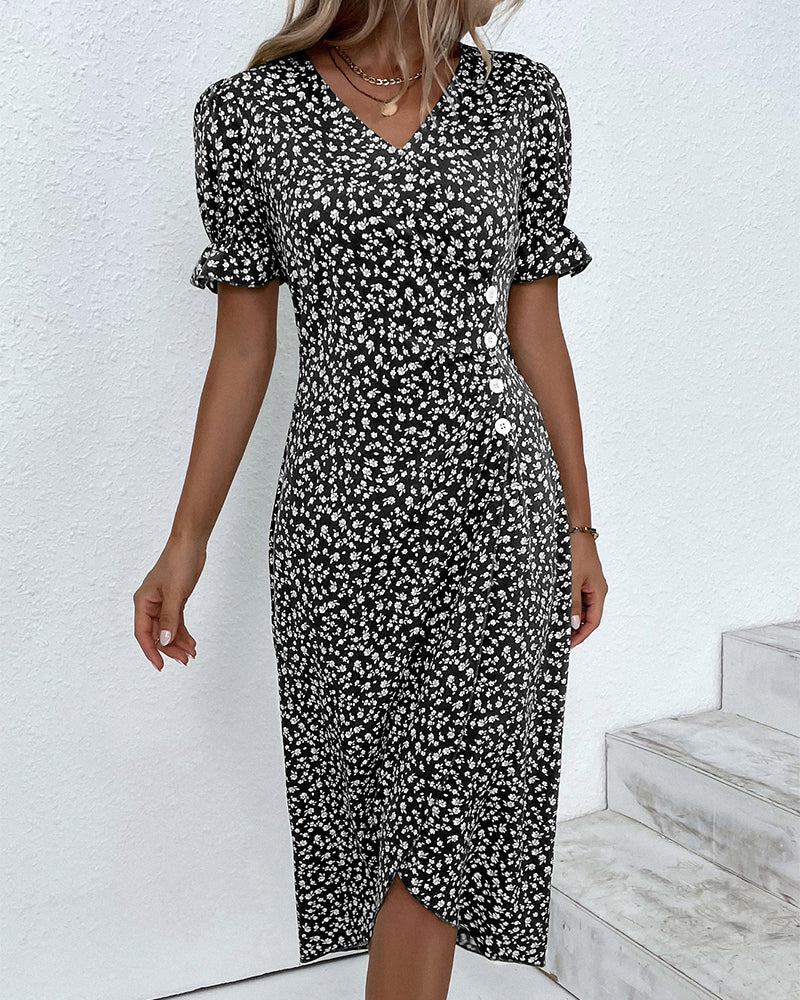 Stella | Elegantes Kleid mit V-Ausschnitt