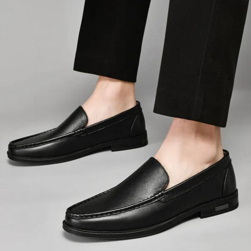 Andreas | Italienische Slipper aus echtem Leder