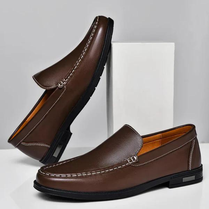 Andreas | Italienische Slipper aus echtem Leder