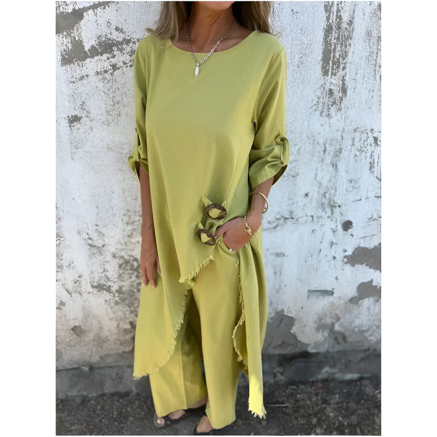 Sandra | Twin Set Damen Elegantes Set für Zeitlosen Stil