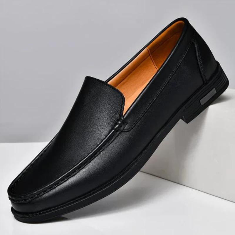 Andreas | Italienische Slipper aus echtem Leder