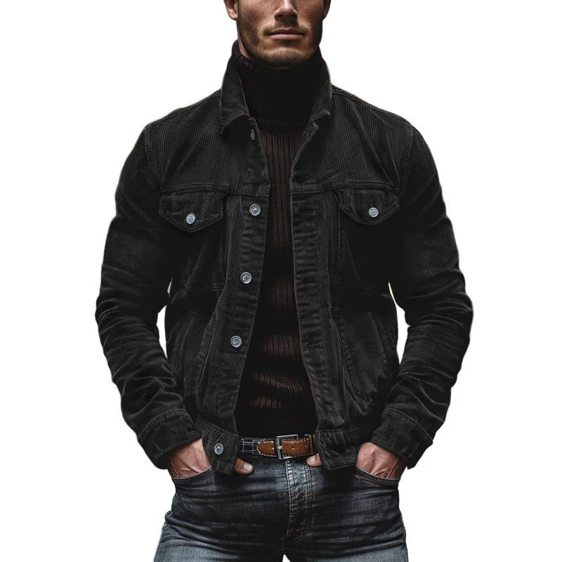 Adam | Vintage Kord Revers Jacke