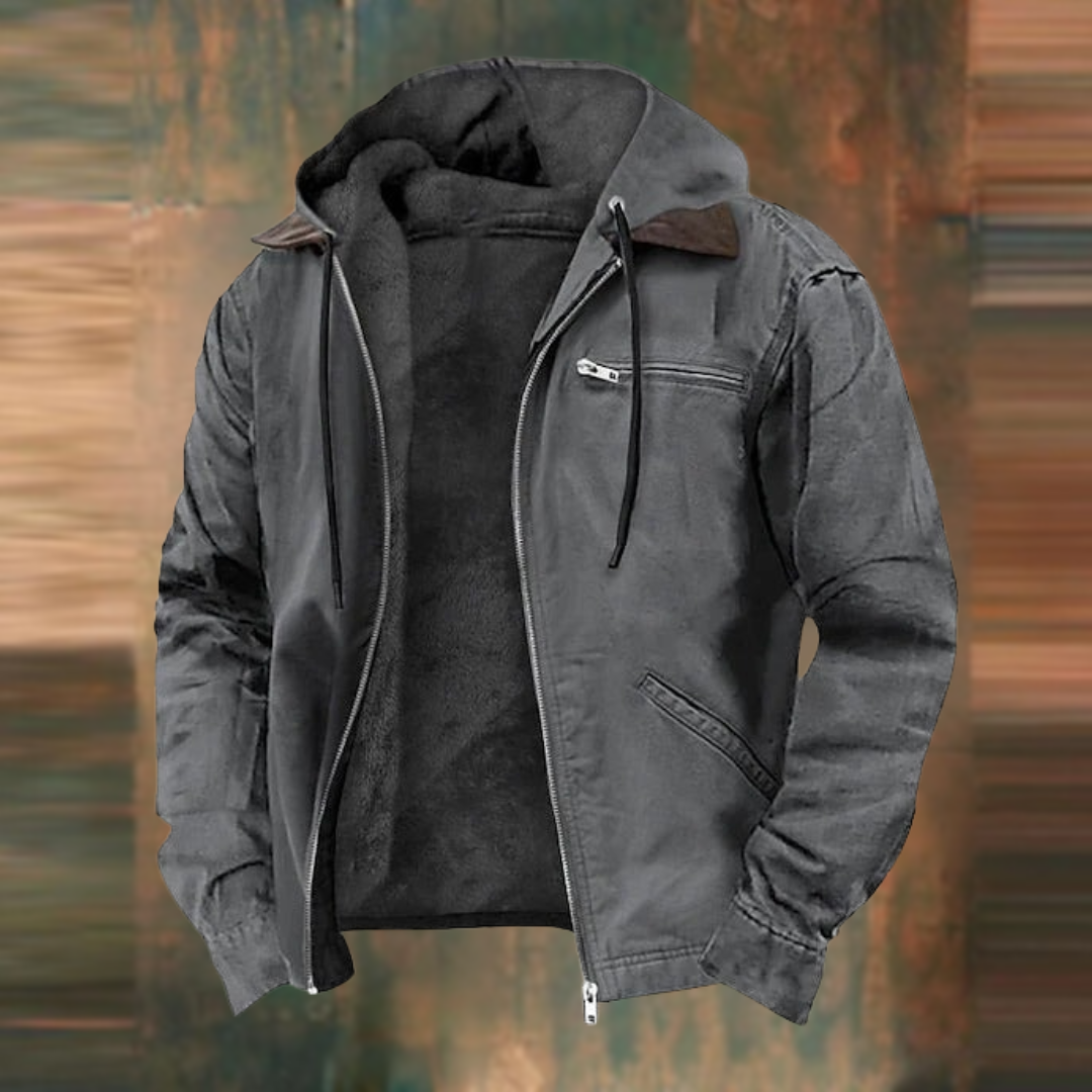 Marko | Jacke mit Reißverschluss und Kapuze