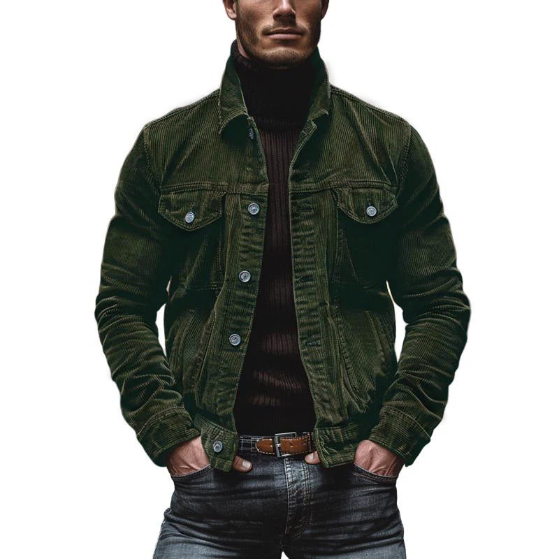 Adam | Vintage Kord Revers Jacke