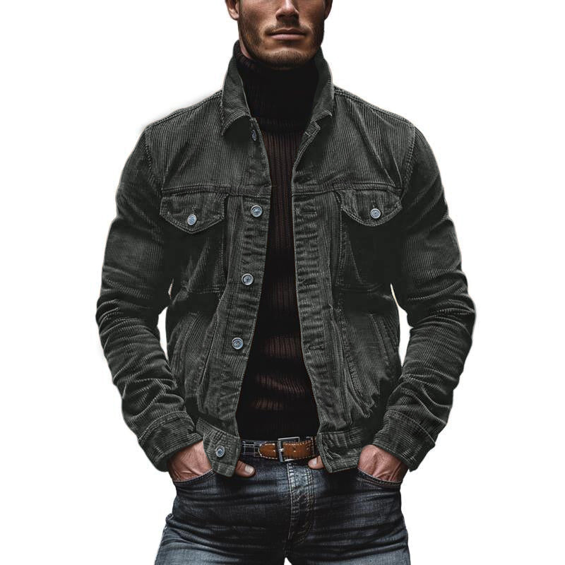 Adam | Vintage Kord Revers Jacke