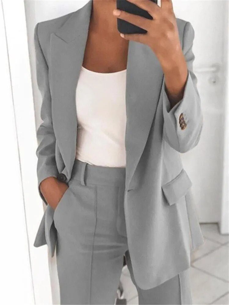 Victoria | Klassischer 2-teiliger Blazer-Anzug