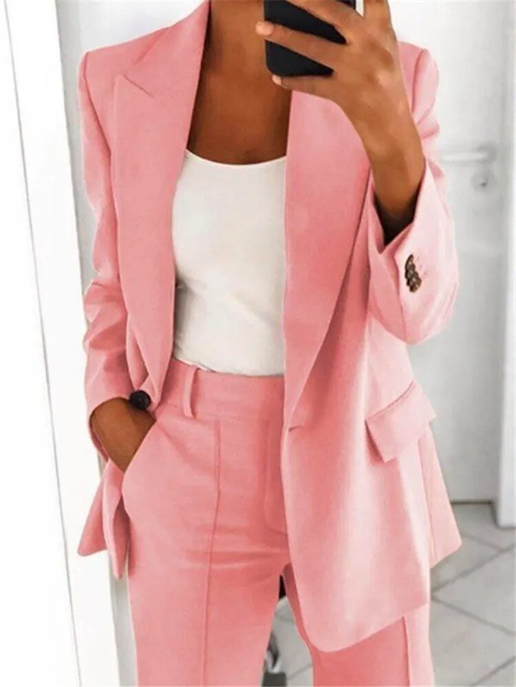 Victoria | Klassischer 2-teiliger Blazer-Anzug