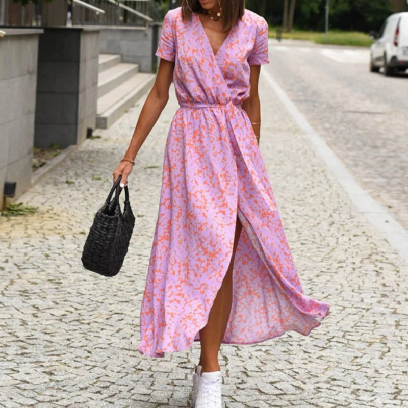 Arna | Blumendruck Damenkleid