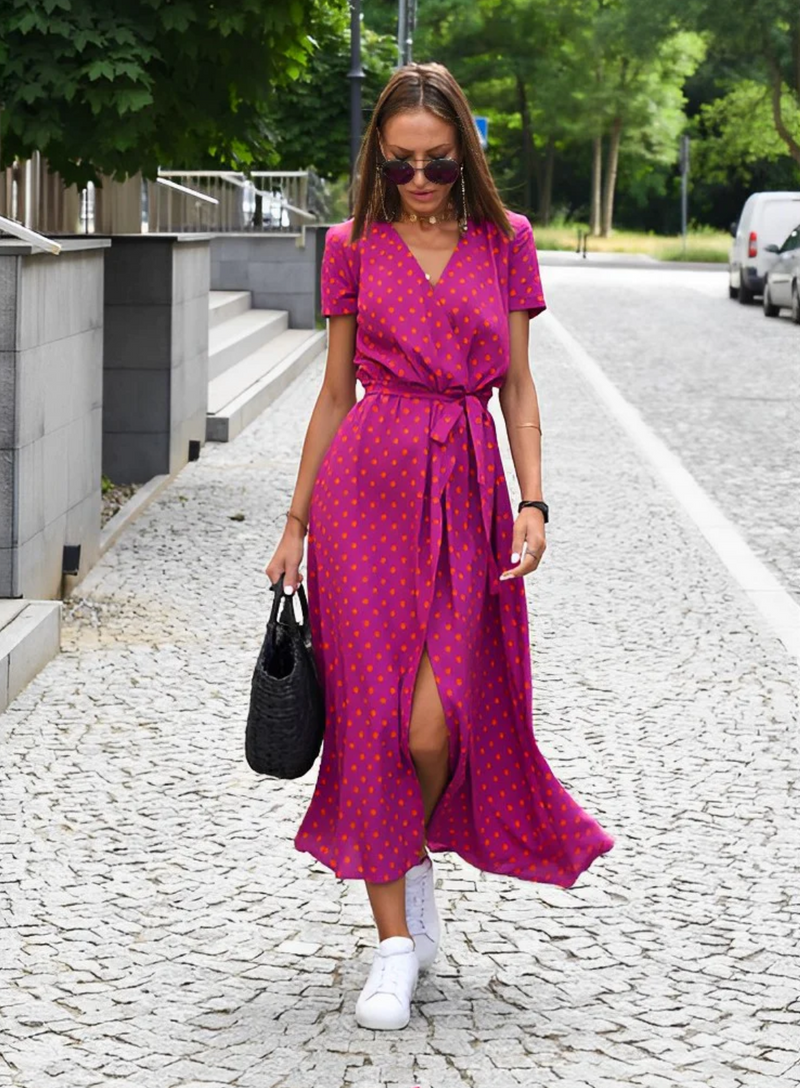 Arna | Blumendruck Damenkleid