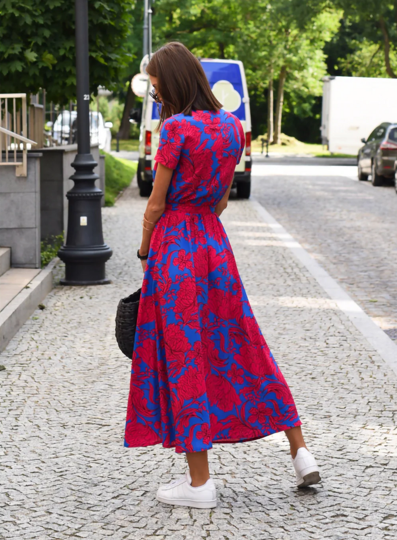 Arna | Blumendruck Damenkleid