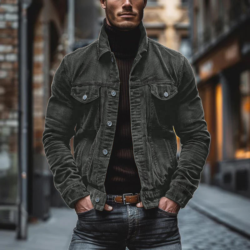 Adam | Vintage Kord Revers Jacke
