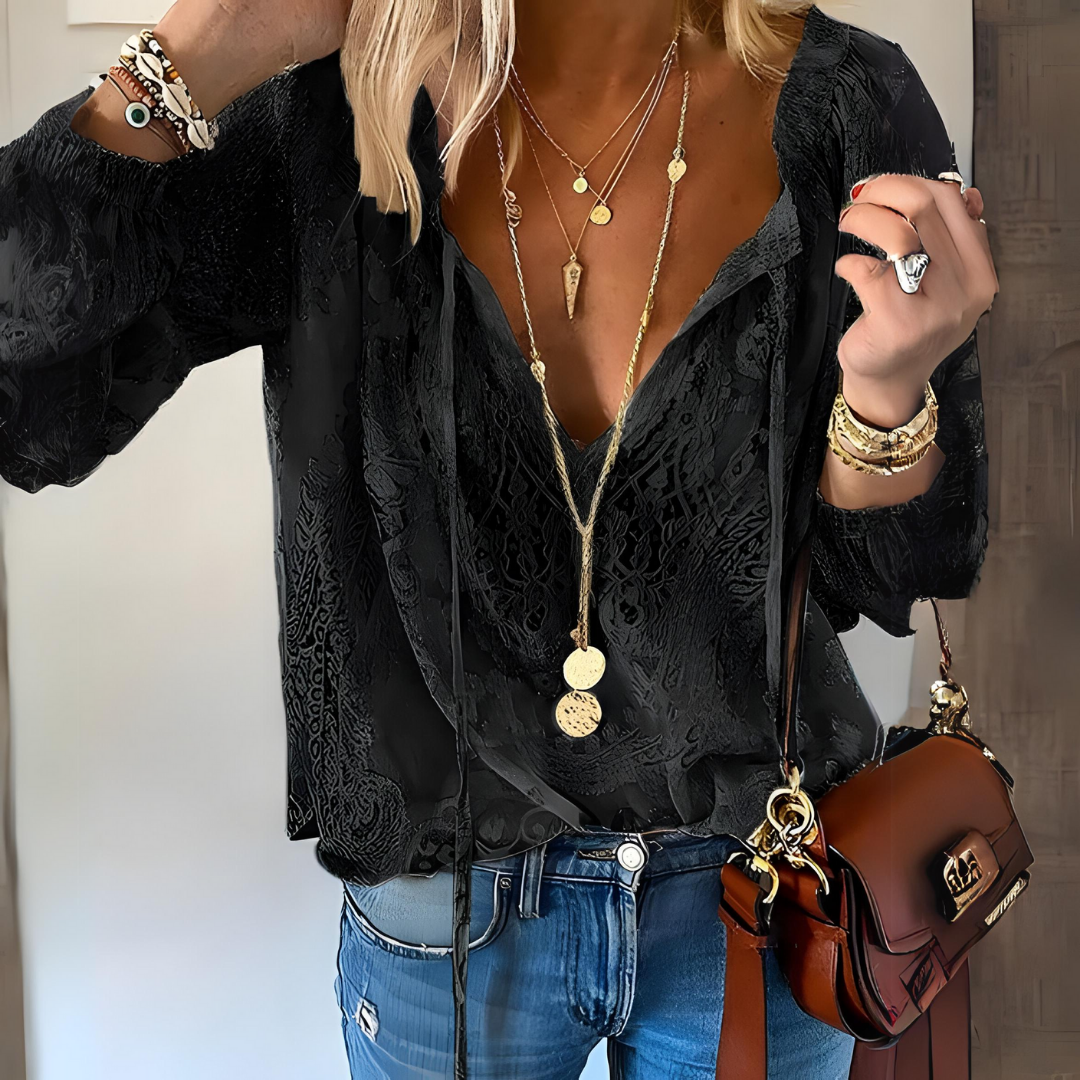 Bella | Damenbluse im Boho-Stil – Elegante Bluse für Frauen