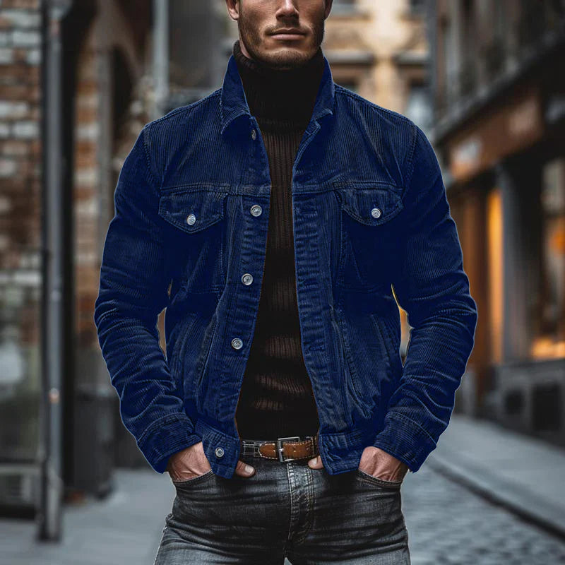 Adam | Vintage Kord Revers Jacke