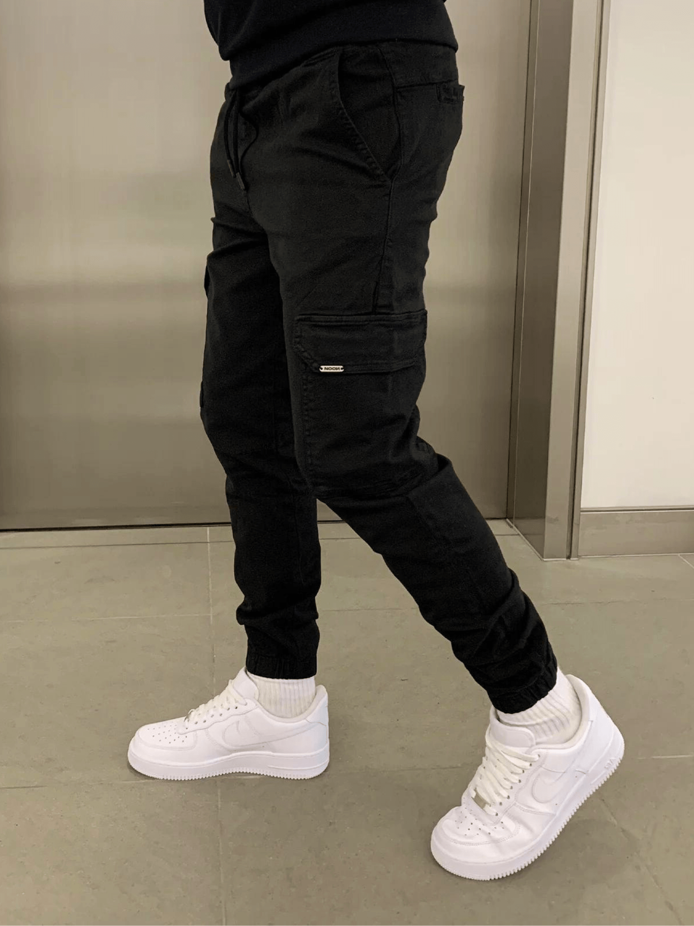 Steffen | Herren Jogginghose mit Cargo-Taschen
