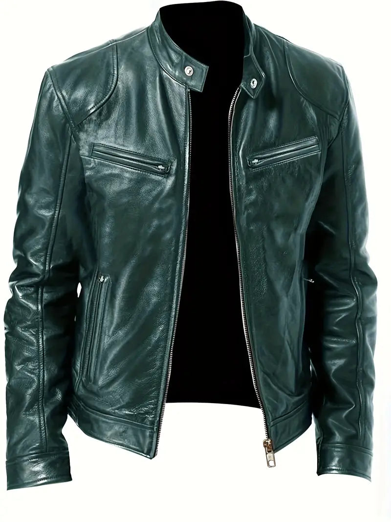 Andreas | Elegante Biker Lederjacke