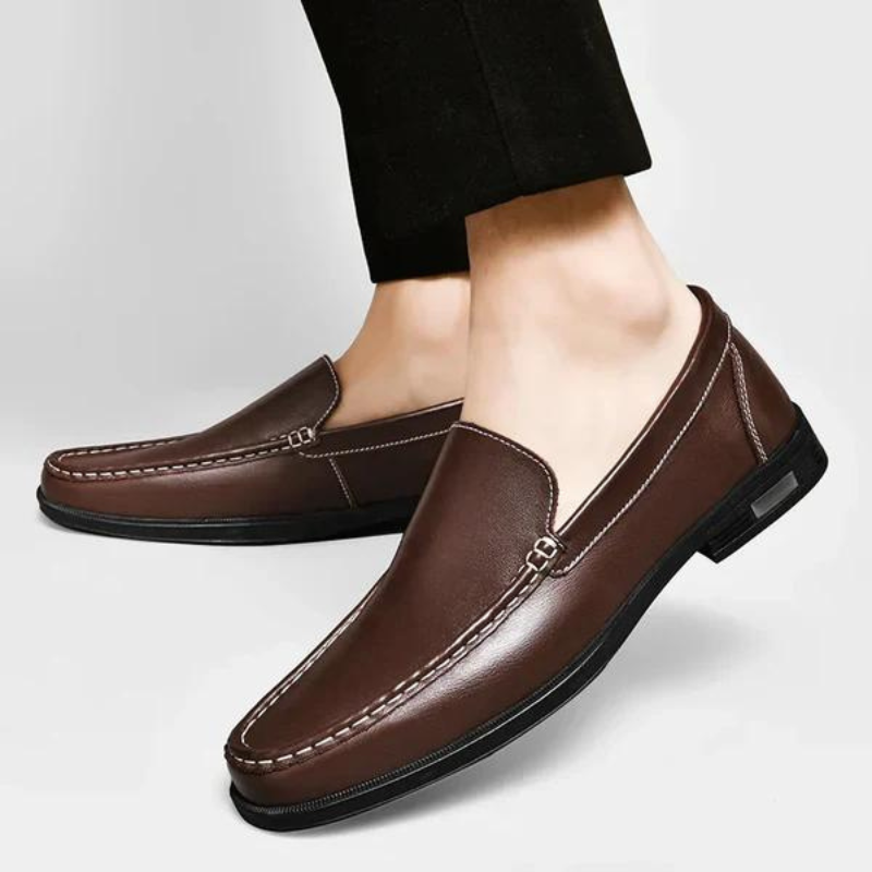 Andreas | Italienische Slipper aus echtem Leder