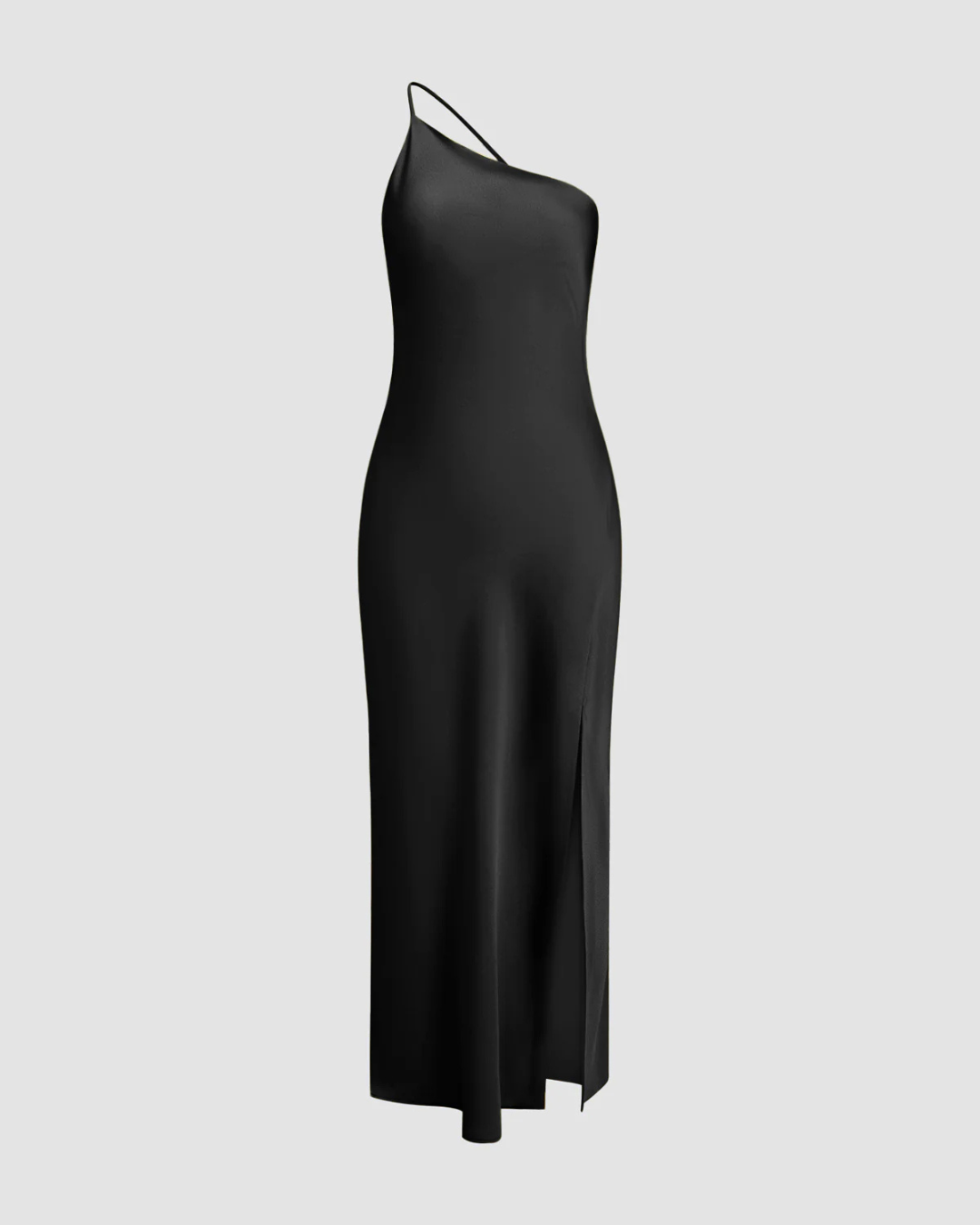 Variant image for Maliah | Langes Abendkleid mit offenem Rücken und Satin-Schlitz-26