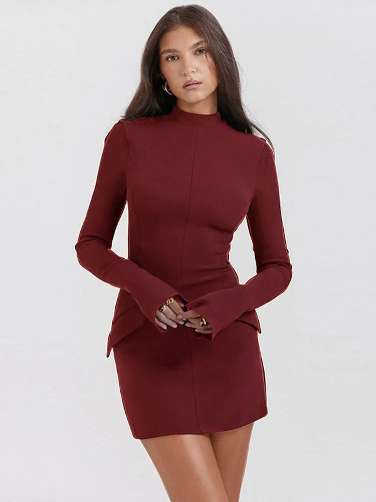 Maria | Elegantes und bequemes Rollkragenkleid