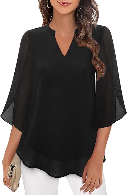Variant image for Airy Elegance White Blouse | Women's Puff Sleeve Top for Summer-26