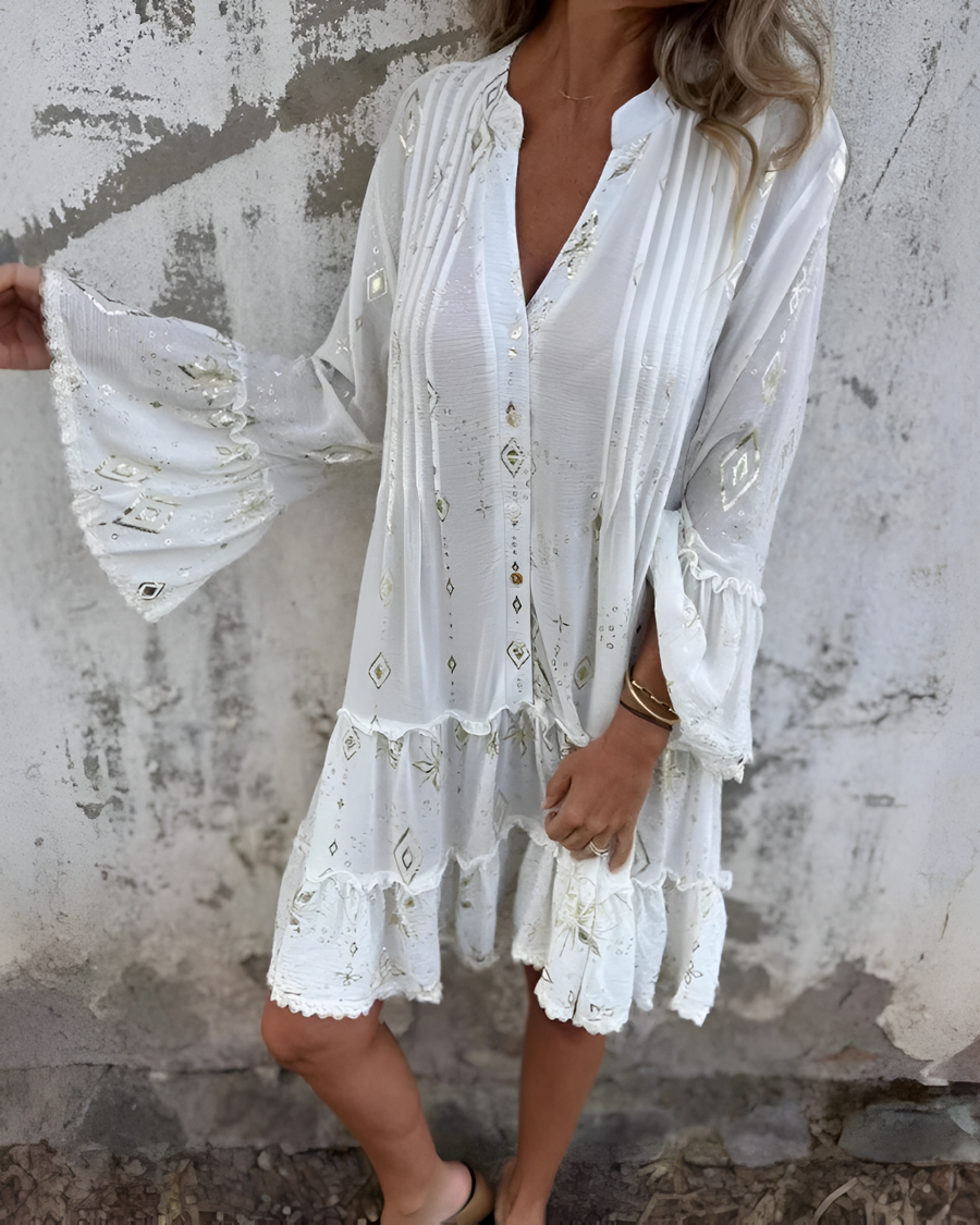 Nadine | Festliches Damenkleid aus Atmungsaktivem Stoff