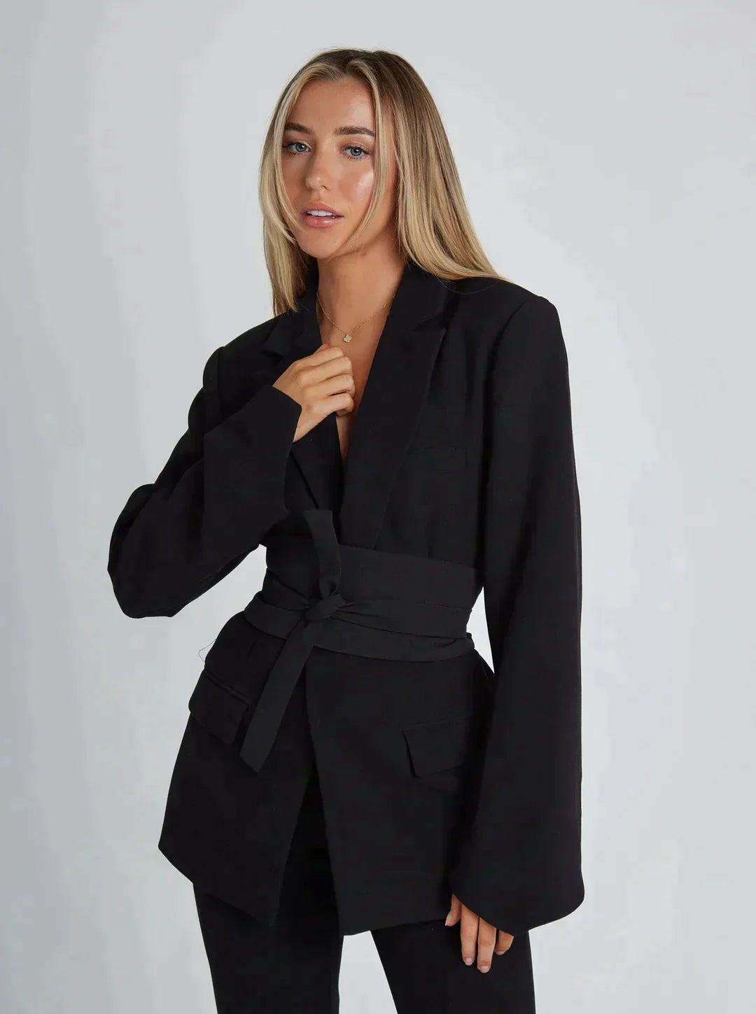 Marlene | Blazer mit Gürtel