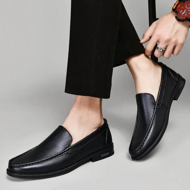 Andreas | Italienische Slipper aus echtem Leder