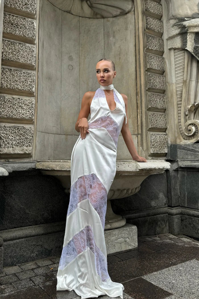 Lara | Maxikleid Sommer mit Zarten Spitzen für Damen 6