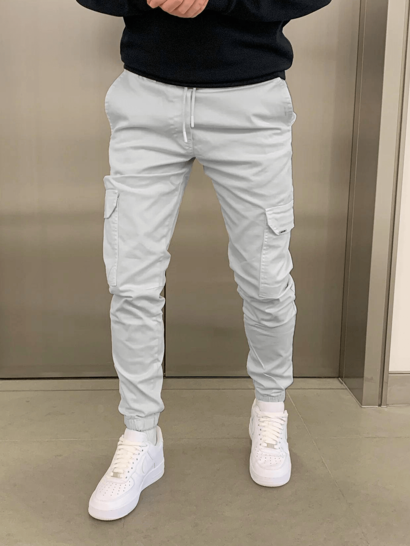 Laurent | Herren Jogginghose mit Cargo-Taschen 6