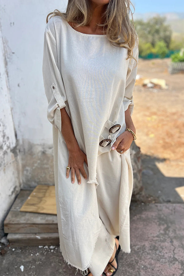 Silke | Mühelos Fließendes Kleid