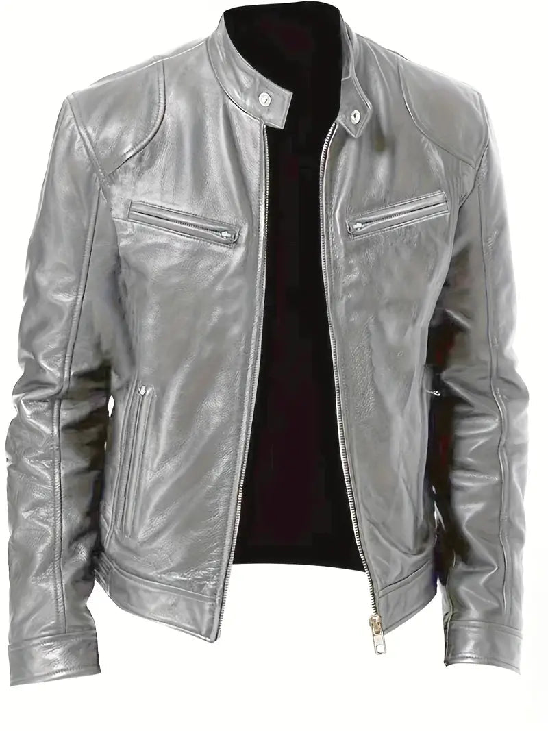 Andreas | Elegante Biker Lederjacke
