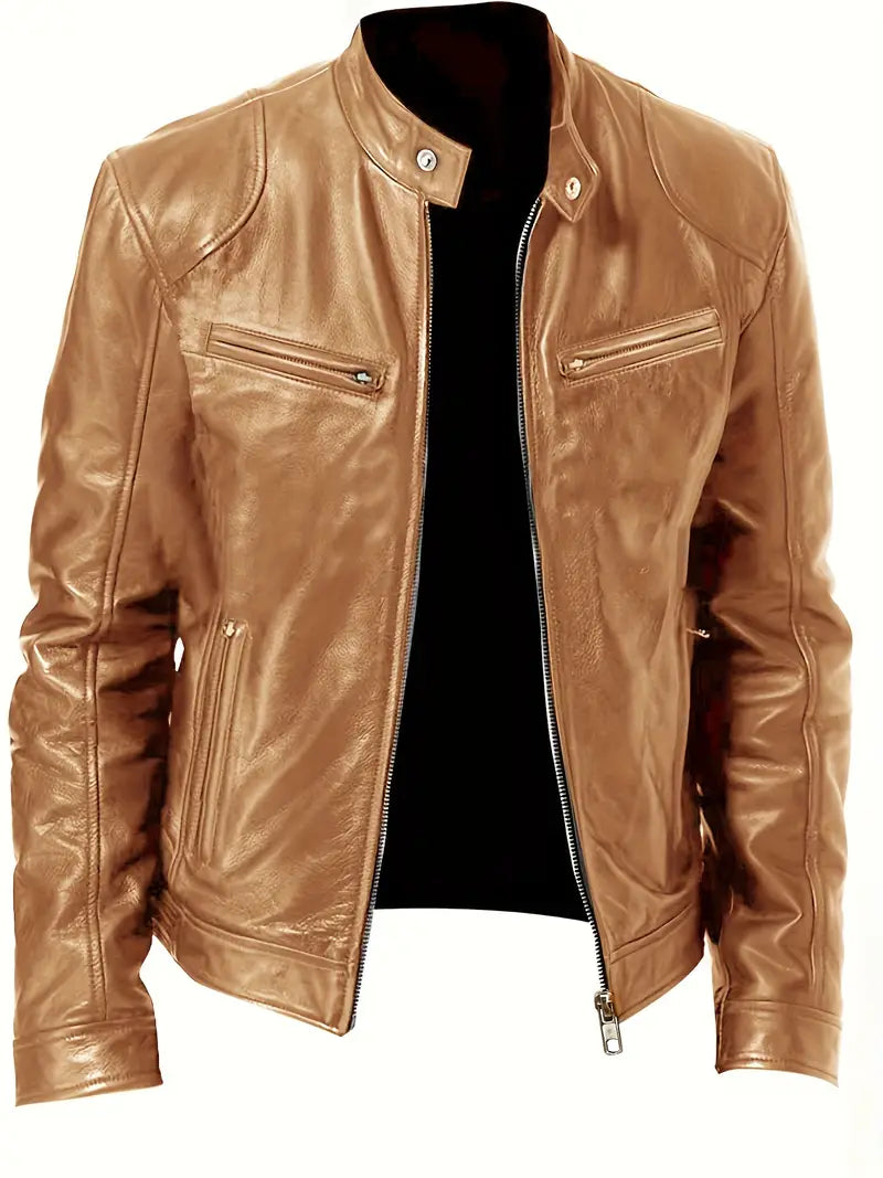 Andreas | Elegante Biker Lederjacke