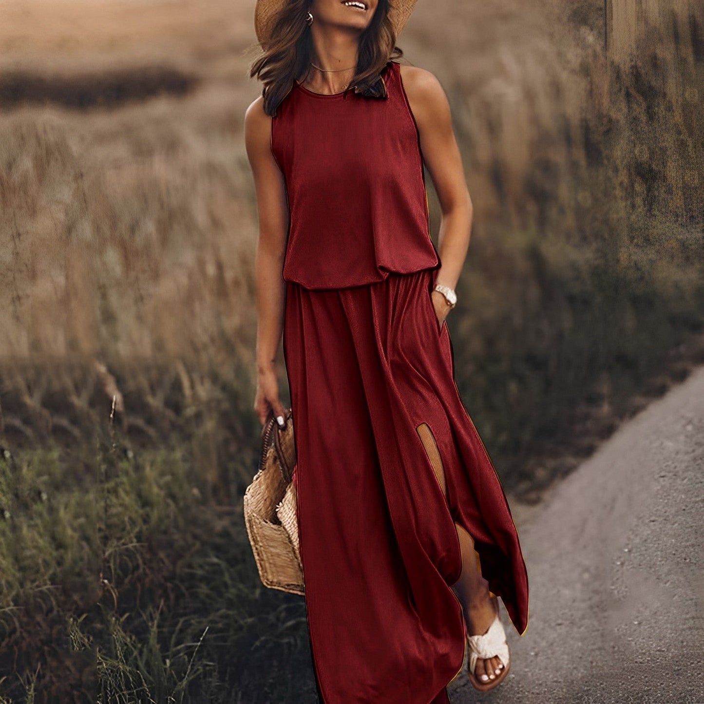 Kathryn | Maxikleid Sommer Kleid Lang