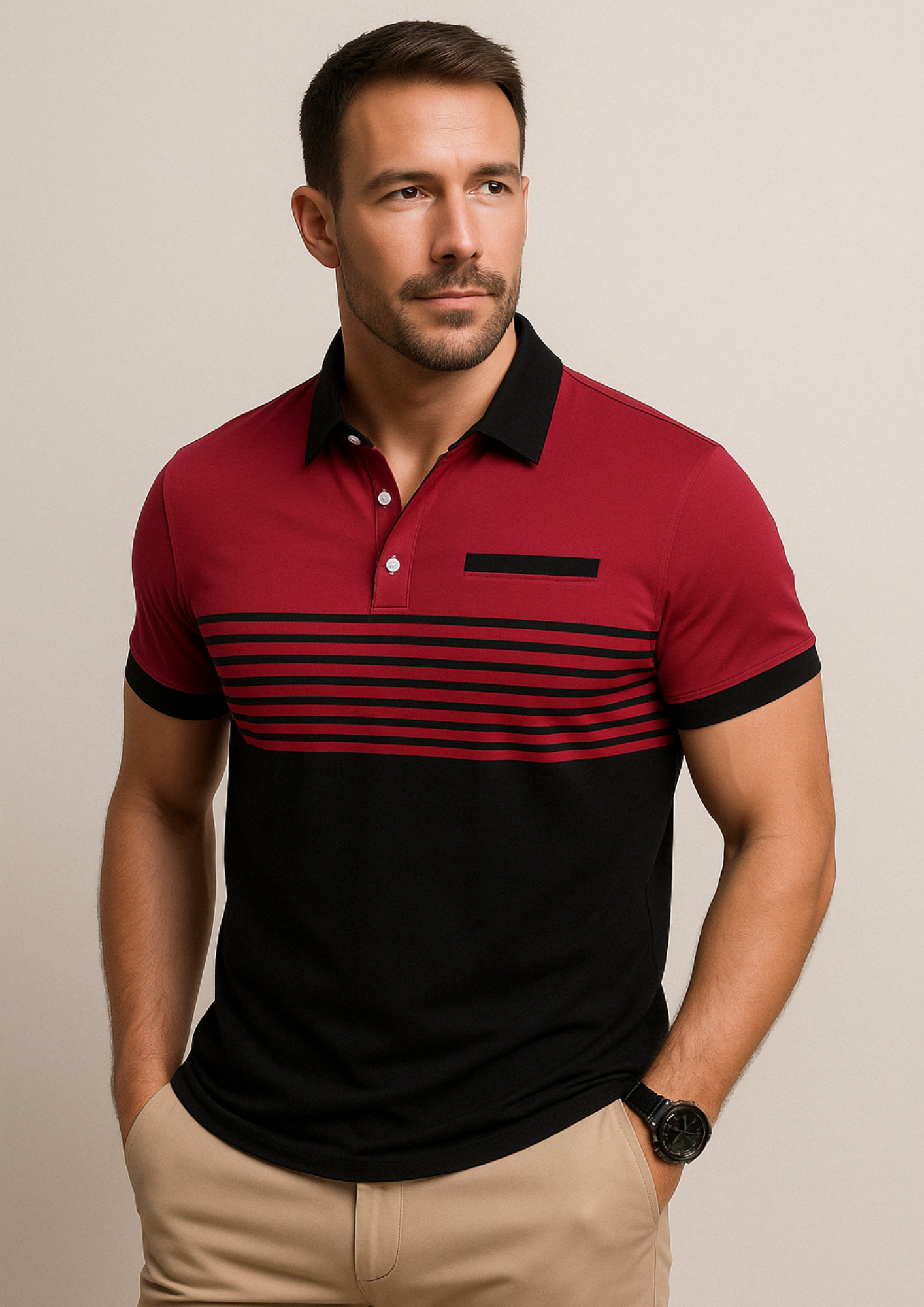 Albert | Herren Poloshirt Casual Golf Shirt