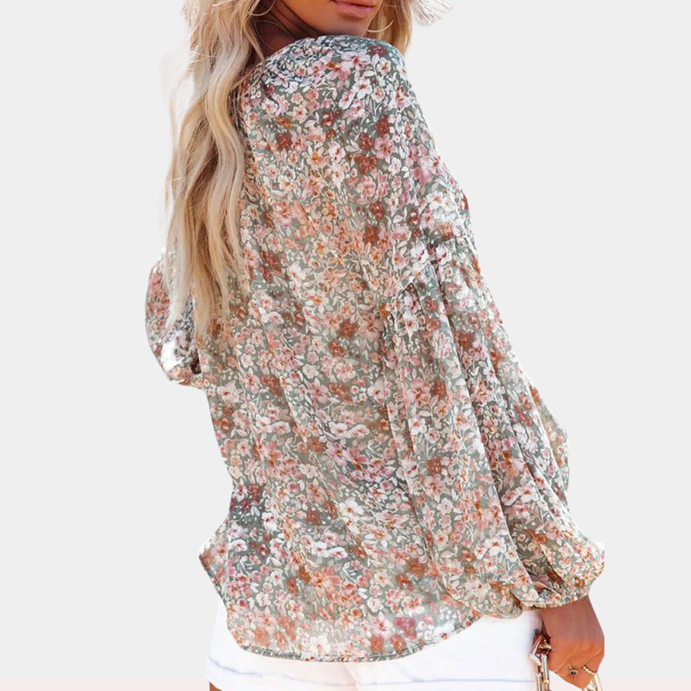 Moniek | Blumenbluse für Frauen