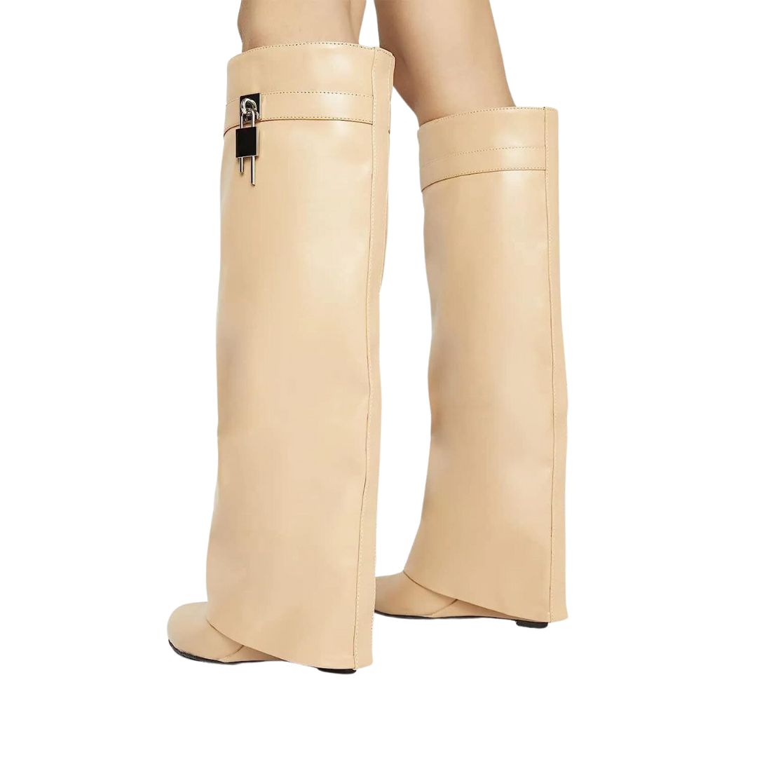 Rike | Haifischschnallen-Stiefel aus Leder