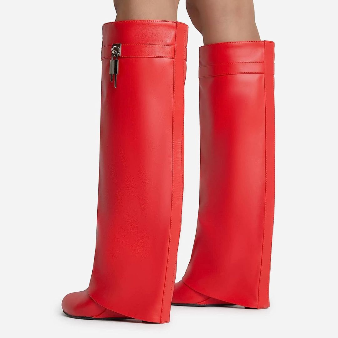 Rike | Haifischschnallen-Stiefel aus Leder