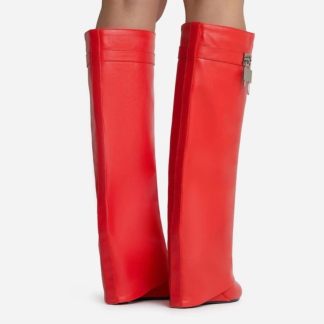 Rike | Haifischschnallen-Stiefel aus Leder