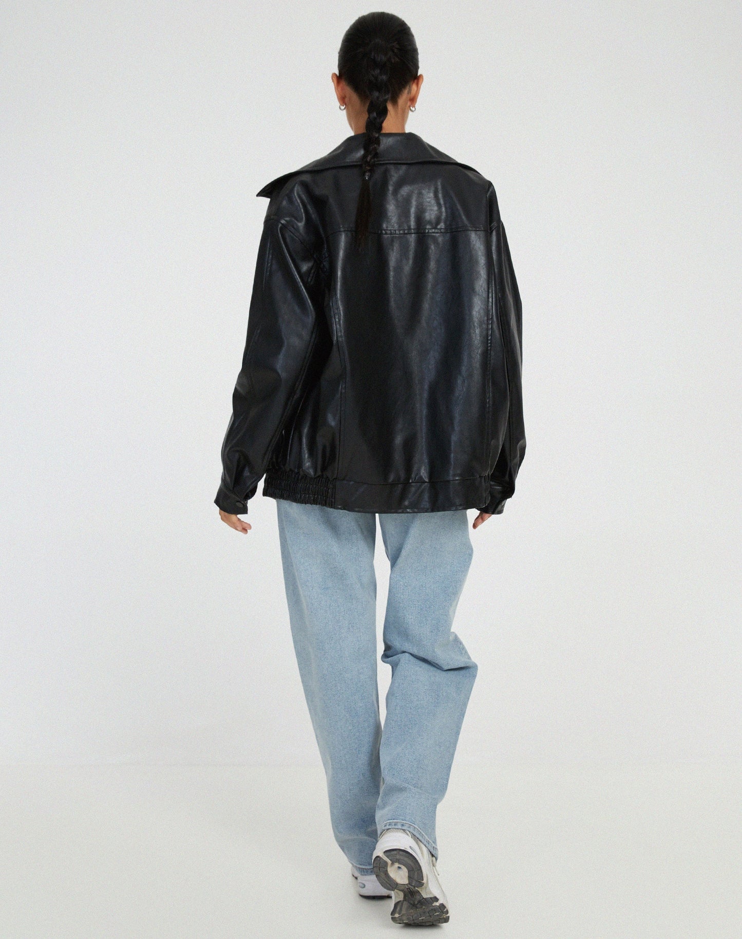 Alma | Lockere Lederjacke