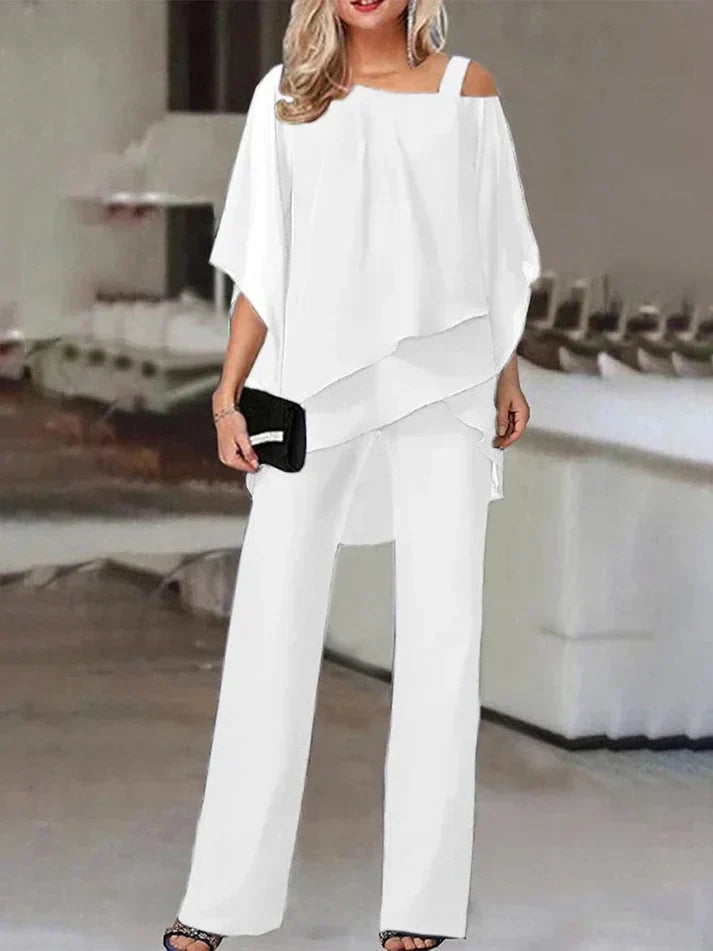 Barbara | Hosen Set – Asymmetrisches Design, Elegante Passform