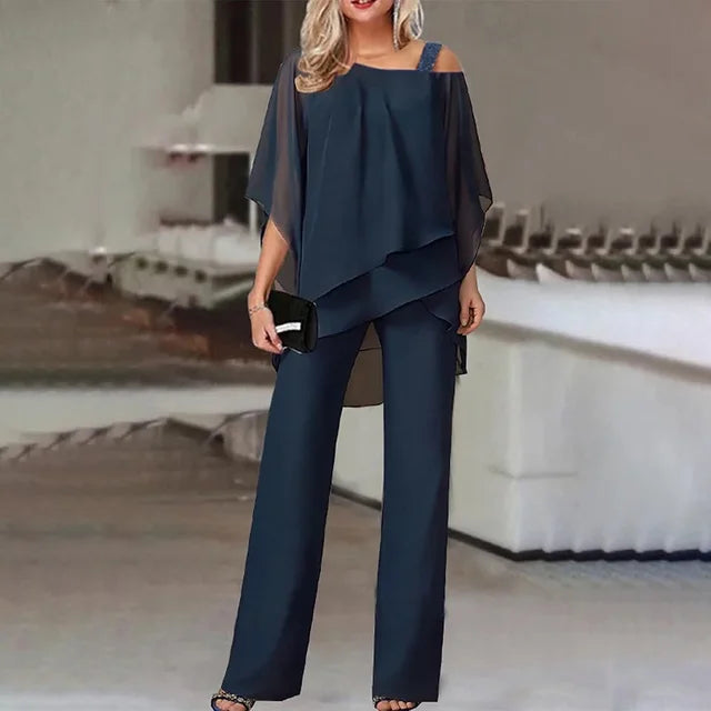 Barbara | Hosen Set – Asymmetrisches Design, Elegante Passform
