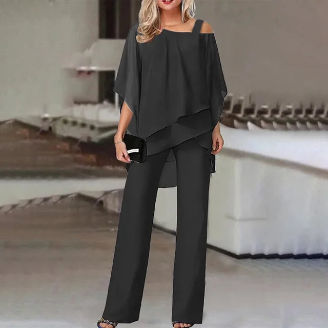 Barbara | Hosen Set – Asymmetrisches Design, Elegante Passform-6