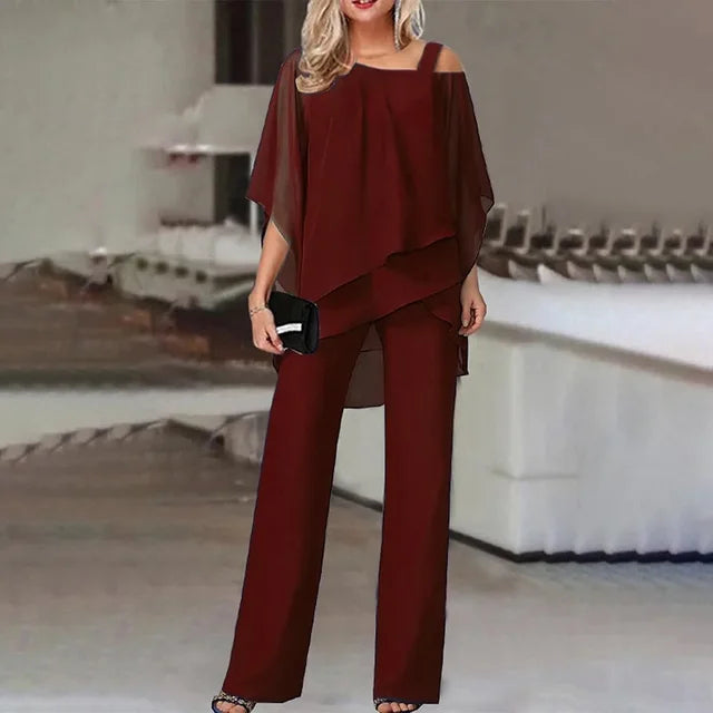 Barbara | Hosen Set – Asymmetrisches Design, Elegante Passform