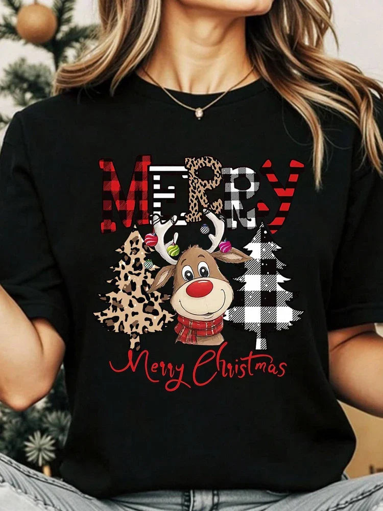 Viktoria | Weihnachten T-Shirt mit kurzen Ärmeln