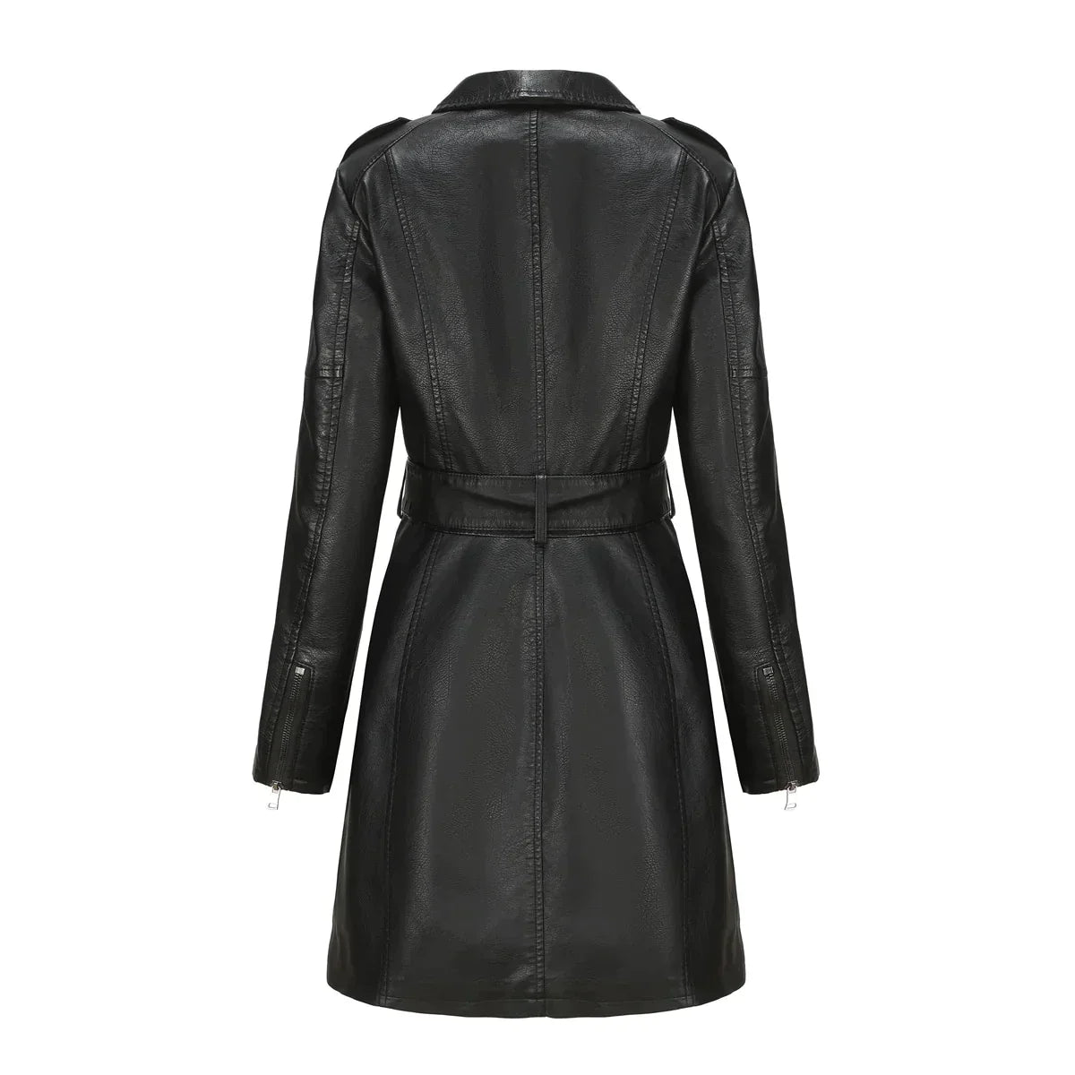 Silveria | Lange Jacke mit Gürtel