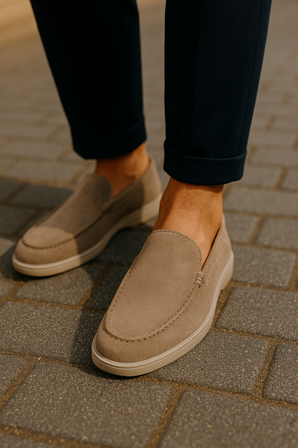 Niklas | Wildleder Slipper für Männer
