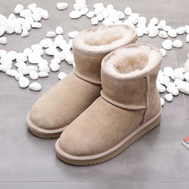 Alina | Schneestiefel aus Leder