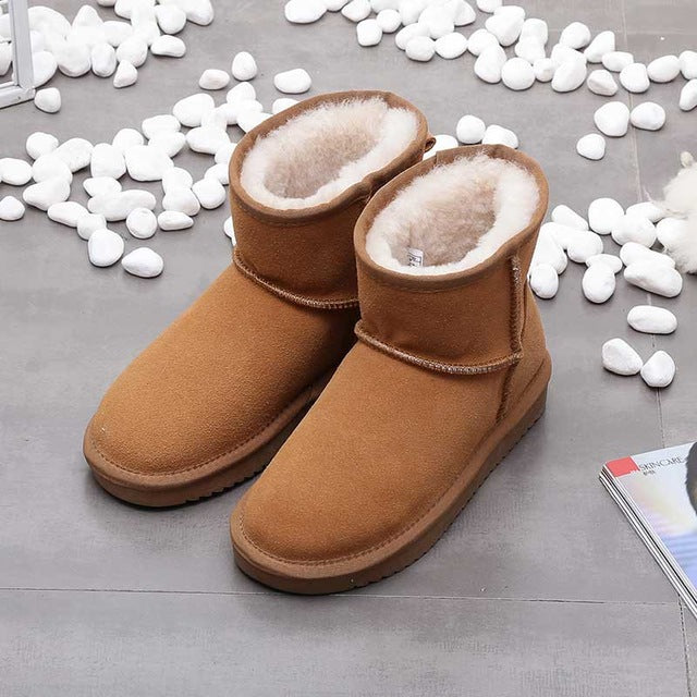 Alina | Schneestiefel aus Leder