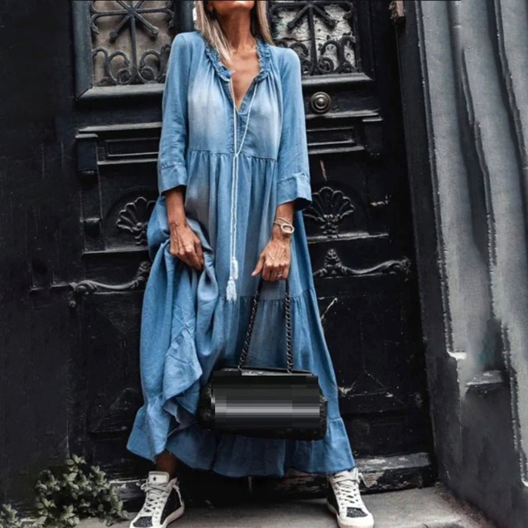 Mona | Bequemes maxikleid