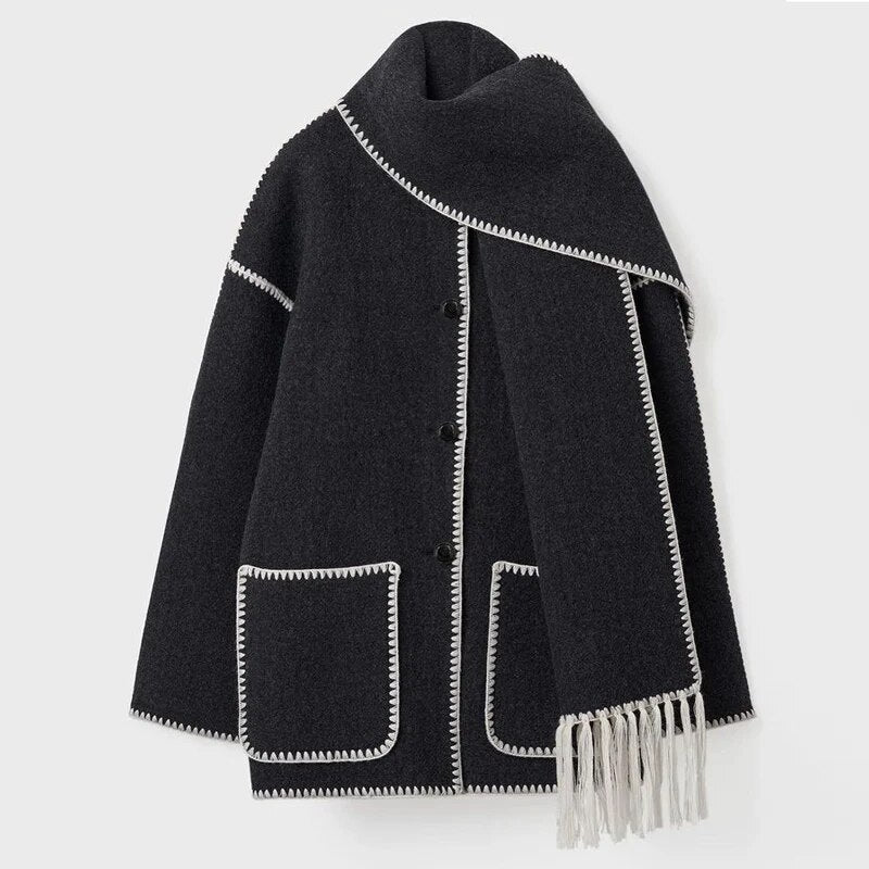 Teresa | Jacke mit Schalkragen